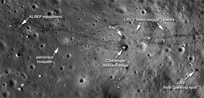 Место посадки Аполлона-17.