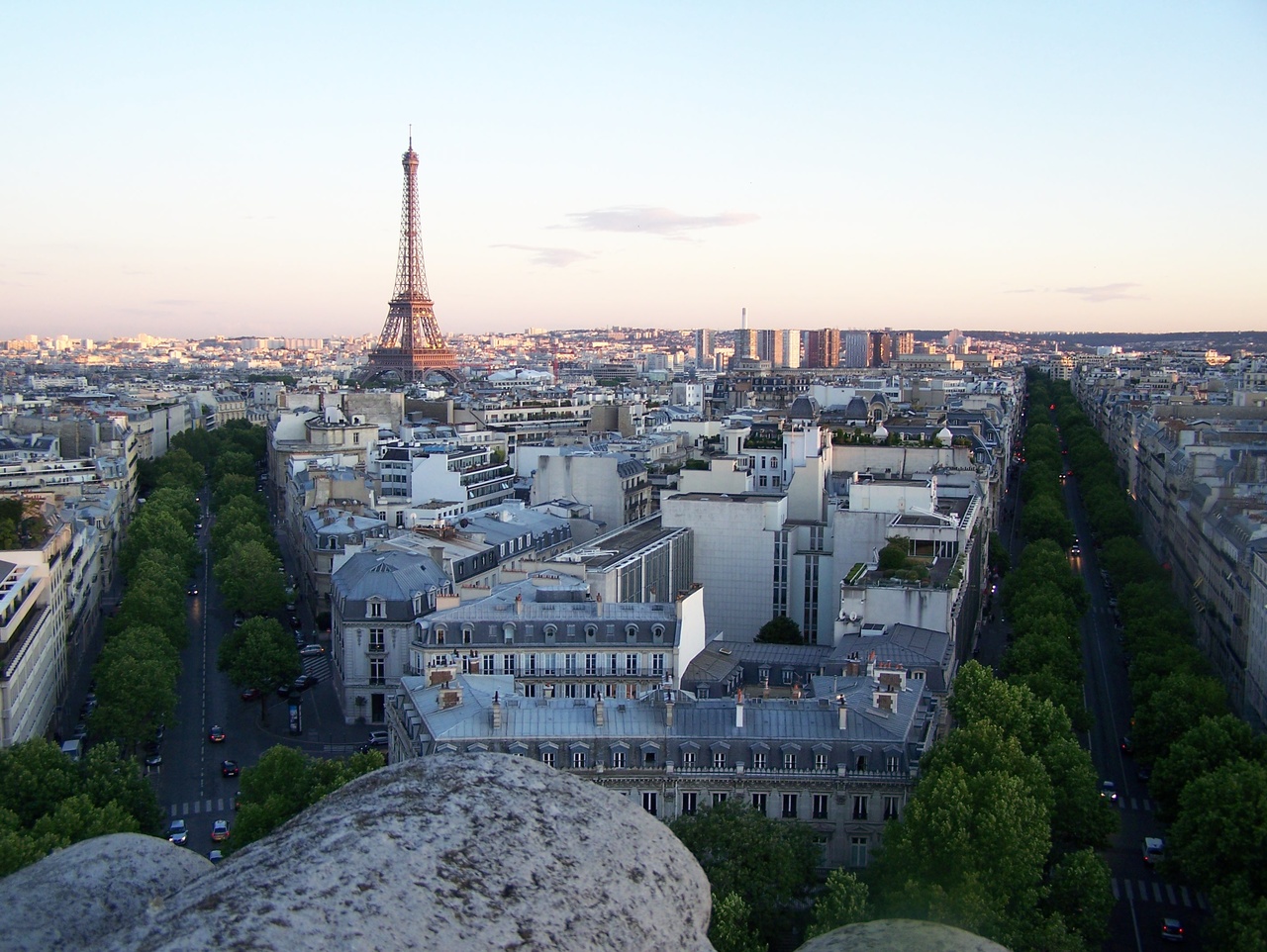 Париж. Вид с Триумфальной арки