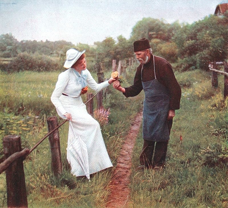 Цветная фотография А. Мите, 1902 год