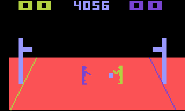 Atari. Basketball. Atari. Basketball.