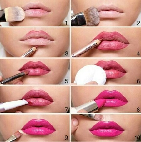 Как поднять уголки губ с помощью макияжа